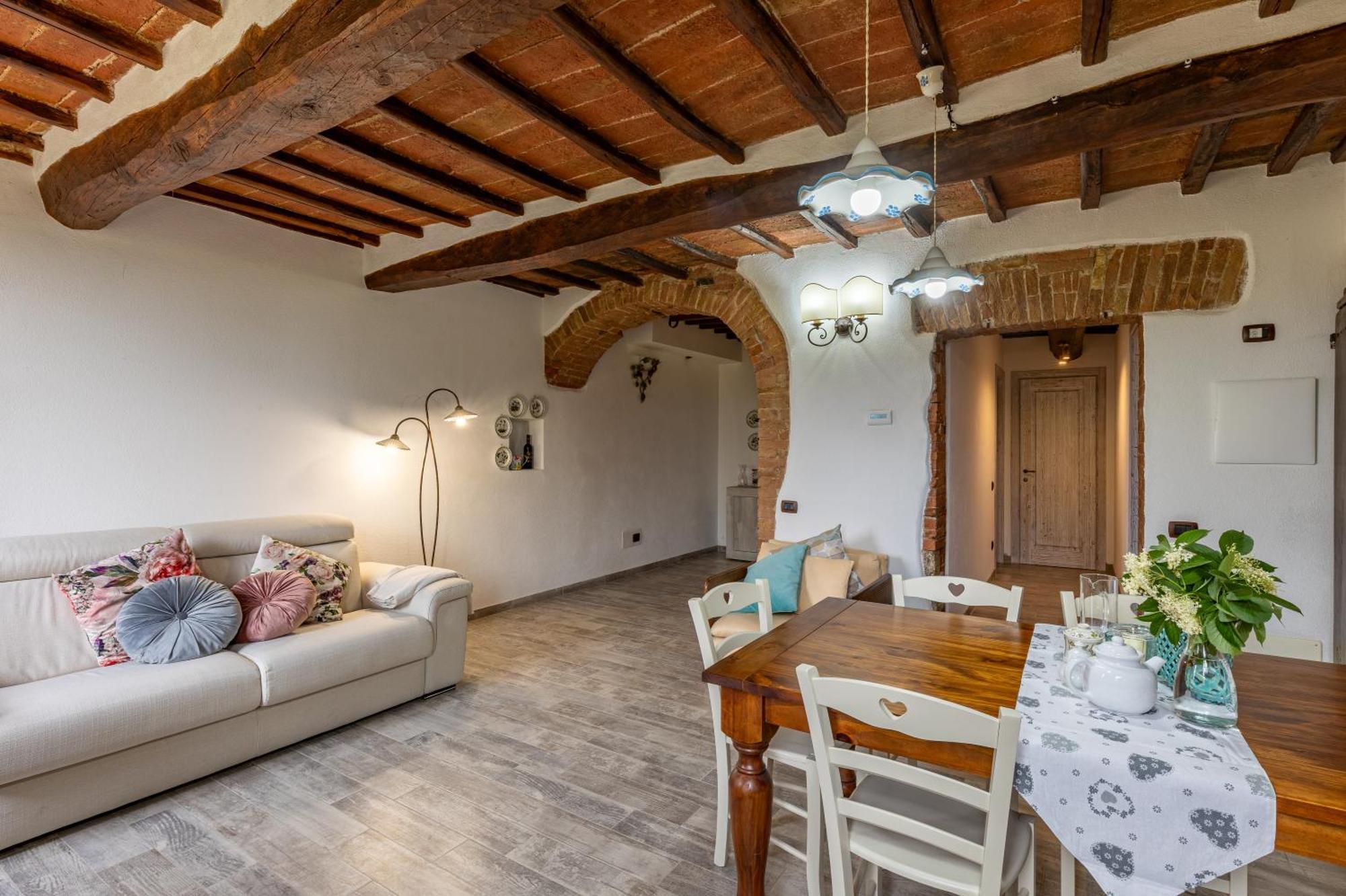Pociano 1863 - Country House With Stunning View Of Siena Lupompesi Eksteriør bilde