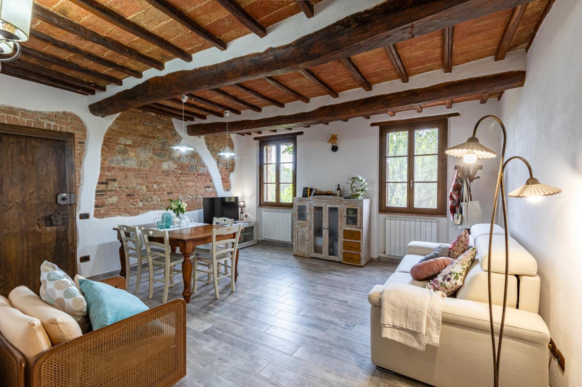 Pociano 1863 - Country House With Stunning View Of Siena Lupompesi Eksteriør bilde
